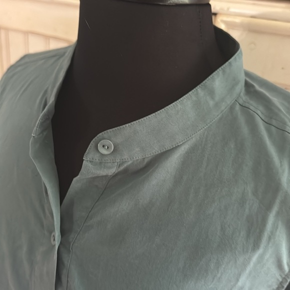 Eileen Fisher Sleevess Button-Up Dress - Picture 4 of 11